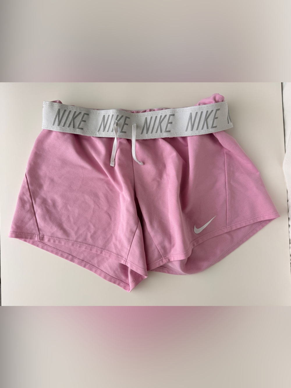 Nike Pink Dri-fit shorts with Branded Waistband